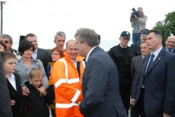  Marszałek Bronislaw Komorowski i Ryszard Bednarski