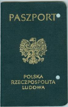  Paszport wydawany w latach 1991-1992