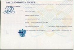  Paszport wydawany w latach 1992-2001 (Wzór 1)