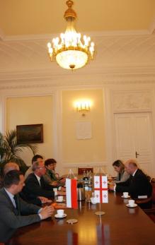  W trakcie wizyty rozmawiano o współpracy pomiedzy Płockiem a gruzińskim Rustawi
