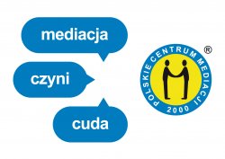  Logo kampanii "Mediacja czyni cuda"