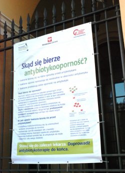  Plakat dotyczący antybiotykoodporności