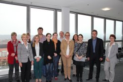  Delegacja z Wydziału Spraw Cudzoziemców MUW w towarzystwie urzędników z Niemiec.