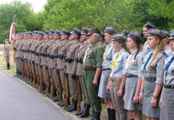  Uroczystości upamiętniające poległych żołnierzy 27. Wołyńskiej Dywizji Piechoty AK oraz ofiary zbrodni wołyńskiej.