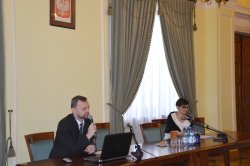  W spotkaniu udział wzięli m.in. Artur Subda, zastępca dyrektora Wydziału Polityki Społecznej oraz Elżbieta Nawrocka, zastępca dyrektora Wydziału Zdrowia.