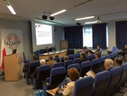  Konferencja "Ustawa metropolitalna - wyzwania, szanse i zagrożenia dla rozwoju aglomeracji warszawskiej" odbyła się na Uczelni Łazarskiego.