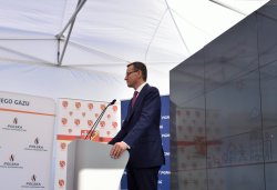 Na zdjęciu: przemawia Mateusz Morawiecki, Premier RP. 