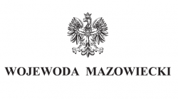 Na zdjęciu: Godło z napisem Wojewoda Mazowiecki. 
