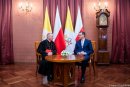 Spotkanie premiera Mateusza Morawieckiego z kardynałem Pietro Parolinim