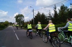 Rodzinny rajd rowerowy w gminie Olszewo-Borki. 